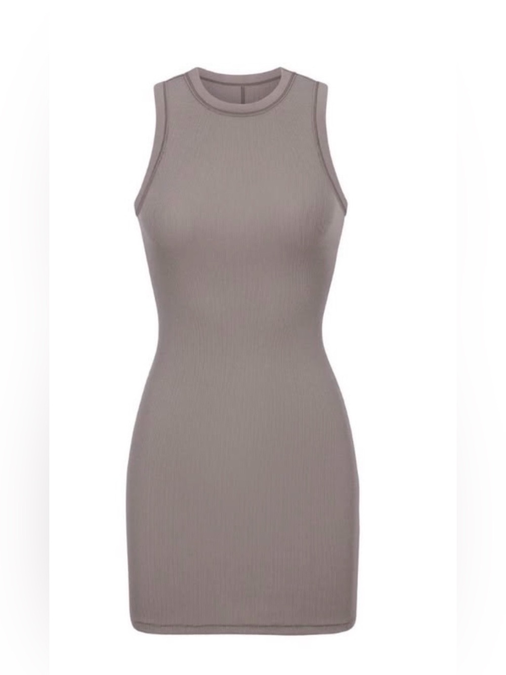 Skims Cotton Rib Tank Dress in Smoke *RARE